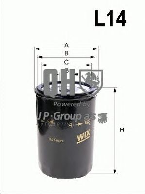 JP GROUP 4318500409 -  Масляный фильтр